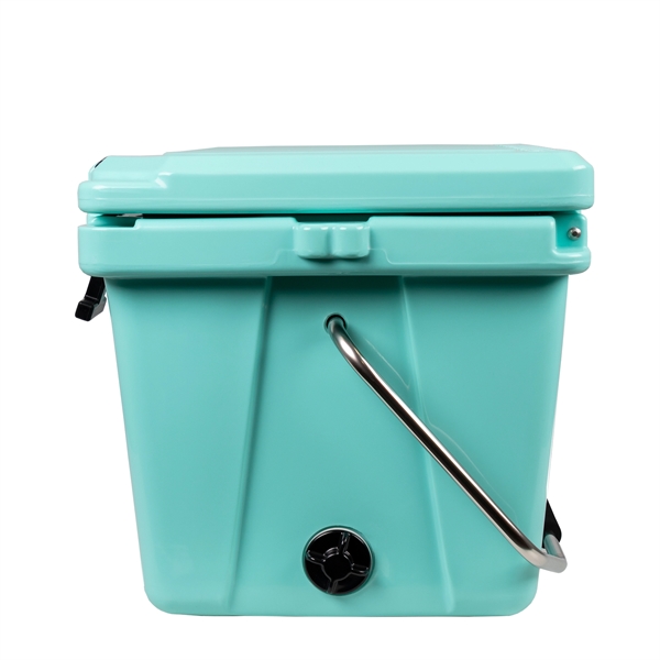 20 quart hard cooler with extra-thick insulated walls, measuring ruler on... from ASI 61005 Hirsch Gift Inc / HG