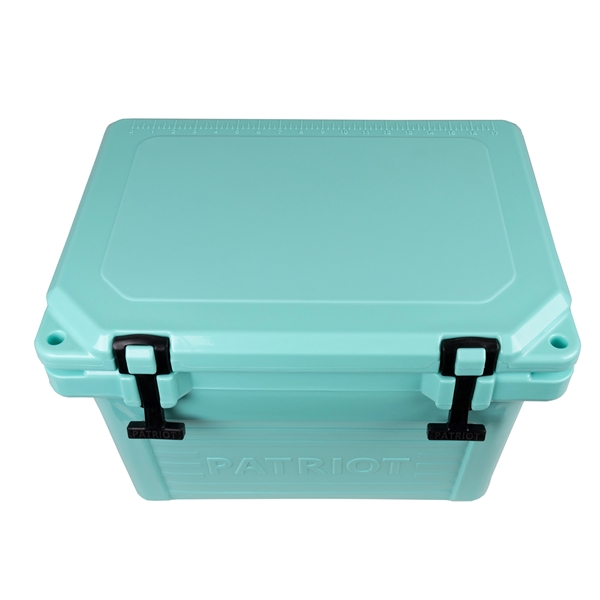 20 quart hard cooler with extra-thick insulated walls, measuring ruler on... from ASI 61005 Hirsch Gift Inc / HG