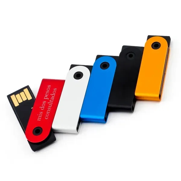 Metal USB drive that's available in multiple colors and capacities.... from ASI 63776 KTI Networks Inc / KTI Promo