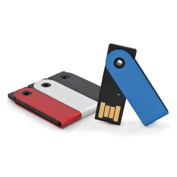 Metal USB drive that's available in multiple colors and capacities.... from ASI 63776 KTI Networks Inc / KTI Promo