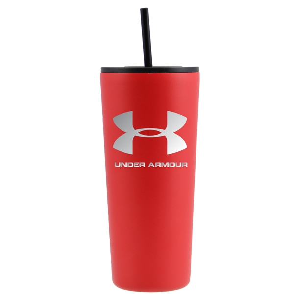 22-ounce drinking glass with two lids, double-wall insulation, and straw.... from ASI 57653 Gold Bond