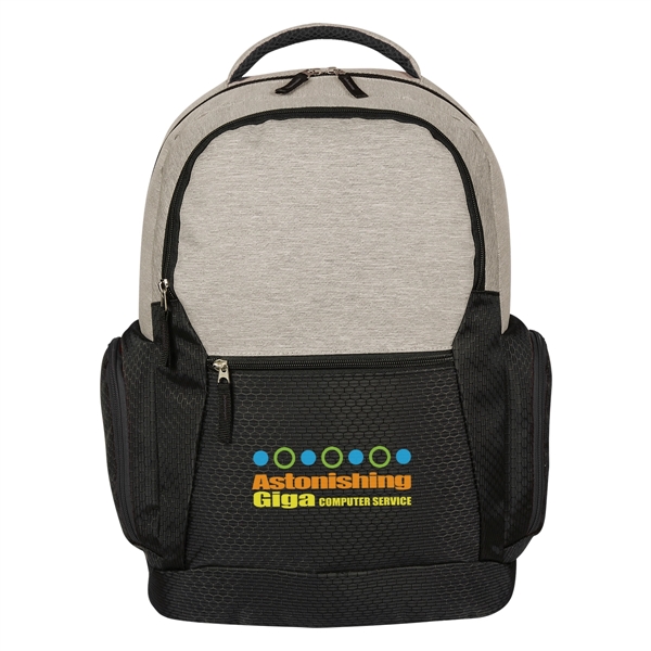 Backpack with space for a 17" laptop, multiple pockets, an air... from ASI 61125 Hit Promotional Products / Hit®