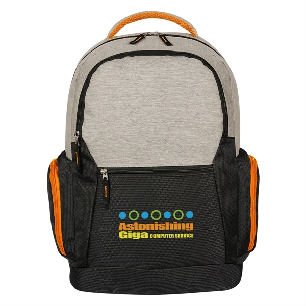 Backpack with space for a 17" laptop, multiple pockets, an air... from ASI 61125 Hit Promotional Products / Hit®