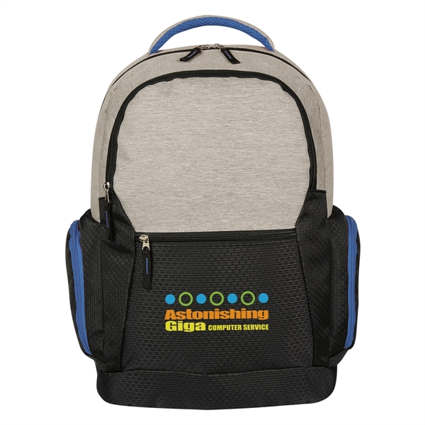 Backpack with space for a 17" laptop, multiple pockets, an air... from ASI 61125 Hit Promotional Products / Hit®