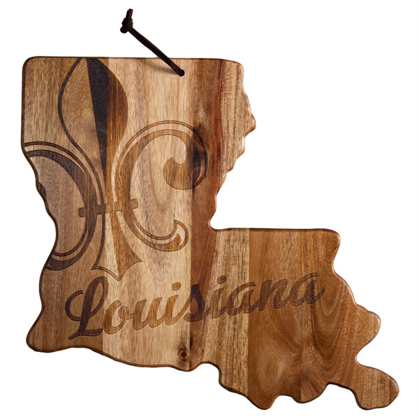 This beautifully crafted acacia wood cutting board is shaped in the... from ASI 91565 Totally Bamboo