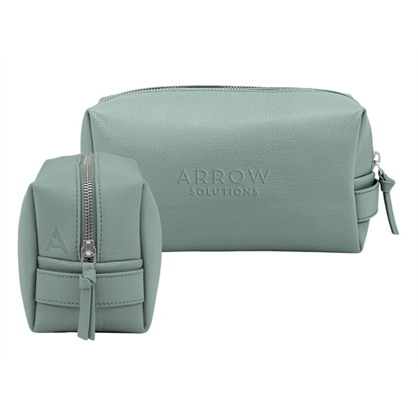 Pantone Matched, Real Leather Dopp Kit... from ASI 45657 Pop! Promos