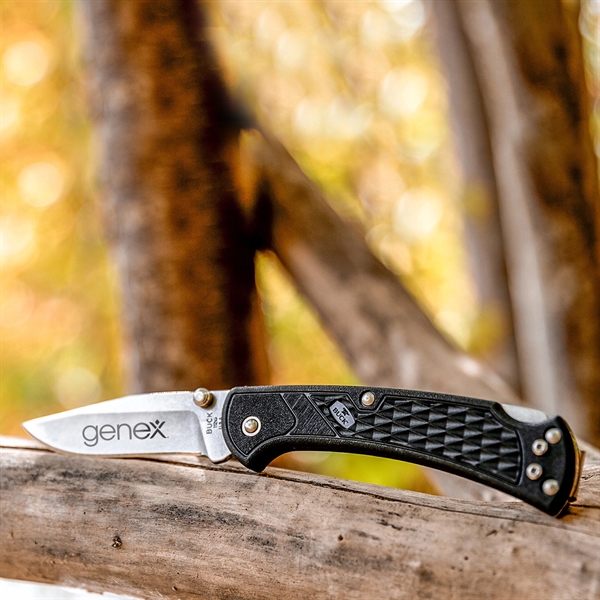 The Buck 112 Slim features a deep carry pocket clip, easy... from ASI 46170 Compass Industries Inc