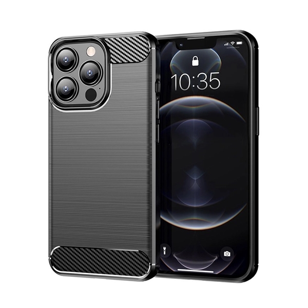 Carbon fiber mobile phone case made of TPU 1.8mm thickness plus... from ASI 37218 Athena Promo (tm)