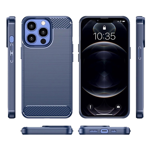 Carbon fiber mobile phone case made of TPU 1.8mm thickness plus... from ASI 37218 Athena Promo (tm)