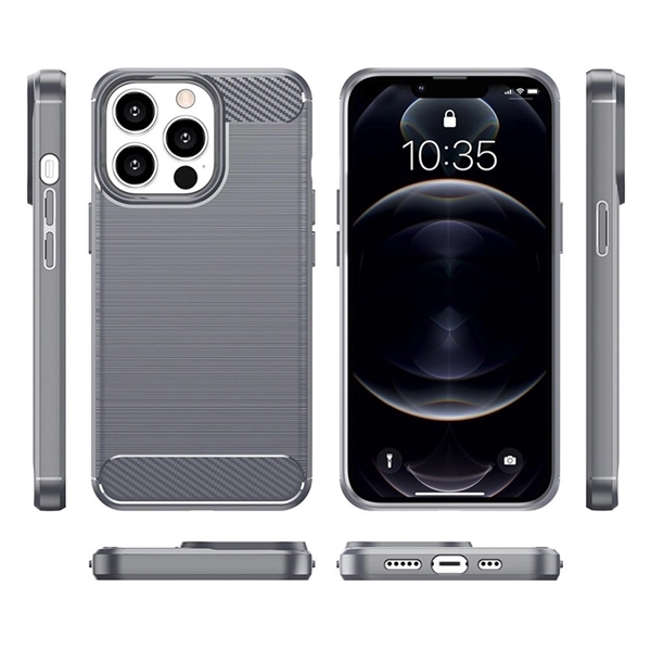 Carbon fiber mobile phone case made of TPU 1.8mm thickness plus... from ASI 37218 Athena Promo (tm)