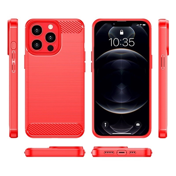 Carbon fiber mobile phone case made of TPU 1.8mm thickness plus... from ASI 37218 Athena Promo (tm)