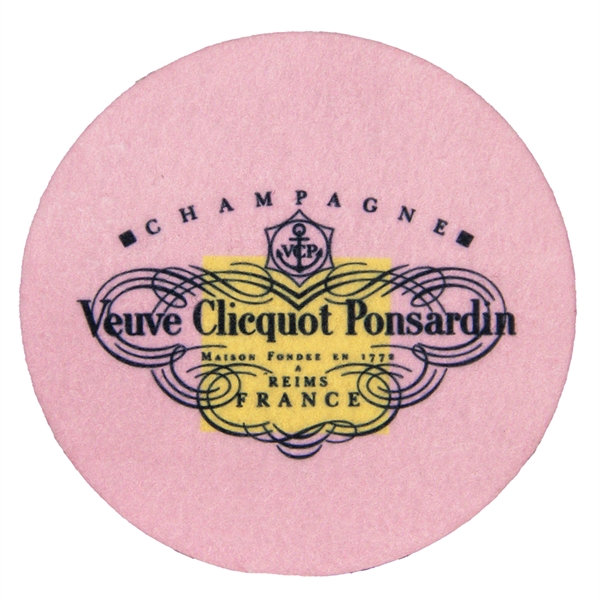 4 1/8" round beverage coaster with dye sublimation printing.... from ASI 57653 Gold Bond