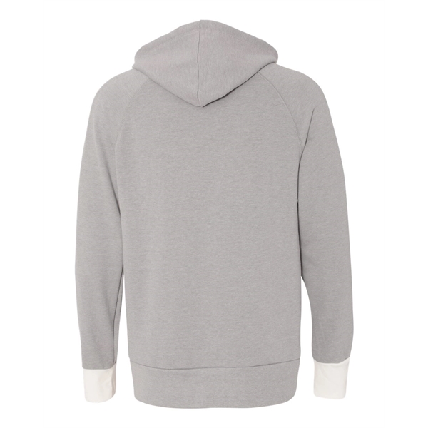 Full-zip raglan sweatshirt with an unlined hood, matching drawcord, and side... from ASI 84358 S&S Activewear