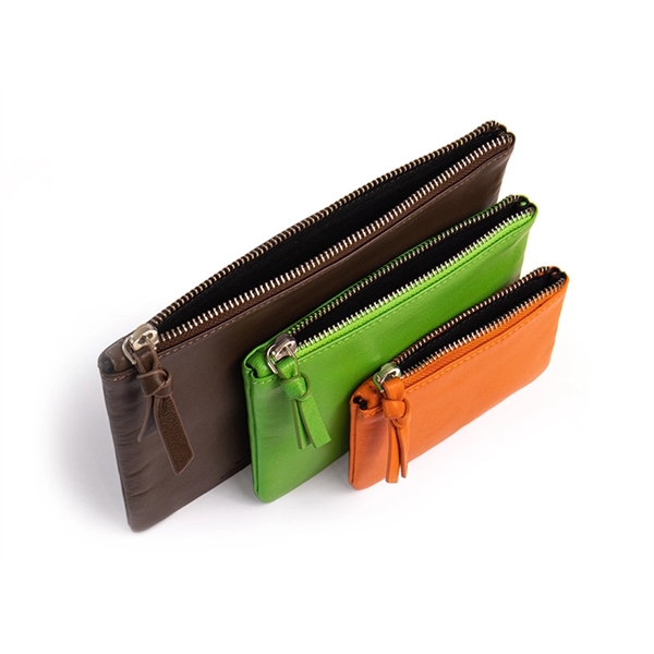 Pantone Matched, Real Leather Coin Pouch... from ASI 45657 Pop! Promos