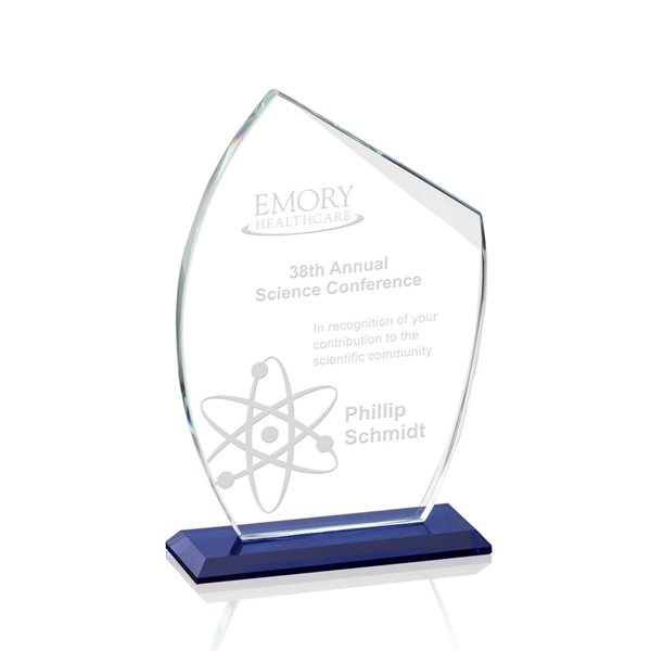 This curved award features a straight slant along the top. Mounted... from ASI 84592 St Regis Group / St Regis