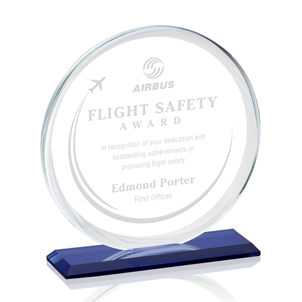 The starfire Verdun is a perfect circle mounted on a blue... from ASI 84592 St Regis Group / St Regis