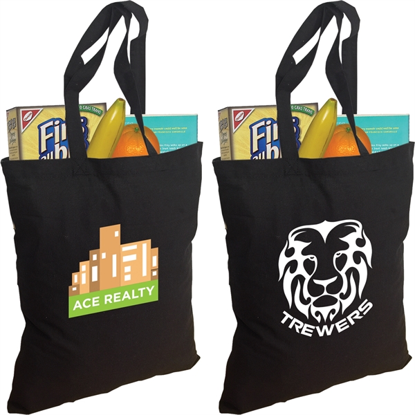 This lightweight but durable cotton tote bag is made with 4.5... from ASI 61966 HPG / Beacon Promotions