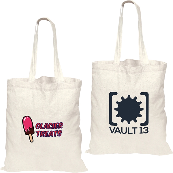 This lightweight but durable cotton tote bag is made with 4.5... from ASI 61966 HPG / Beacon Promotions