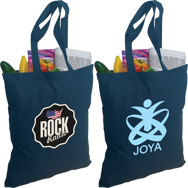 This lightweight but durable cotton tote bag is made with 4.5... from ASI 61966 HPG / Beacon Promotions
