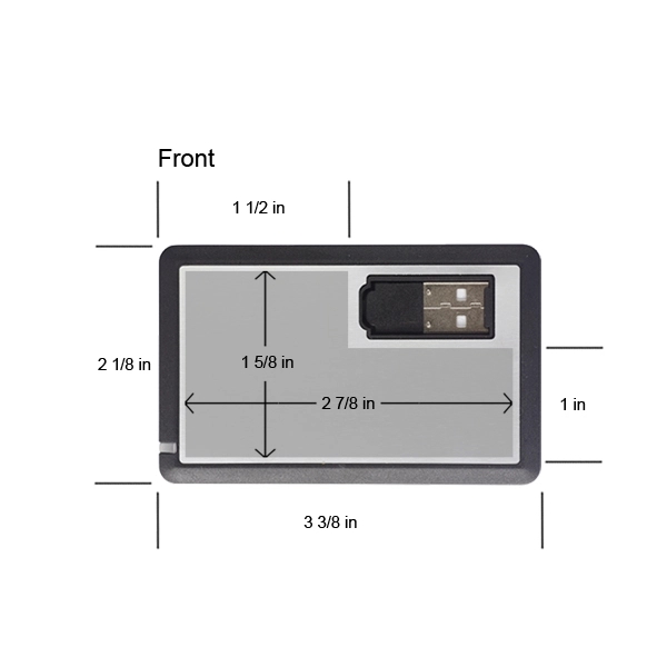 Wenmoth Pull Out USB Card gives your brand large imprint area... from ASI 90154 Sunjoy Group Inc