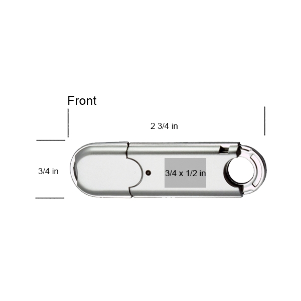 Ashton Translucent Round Cap USB Flash Drive has a ring suitable... from ASI 90154 Sunjoy Group Inc