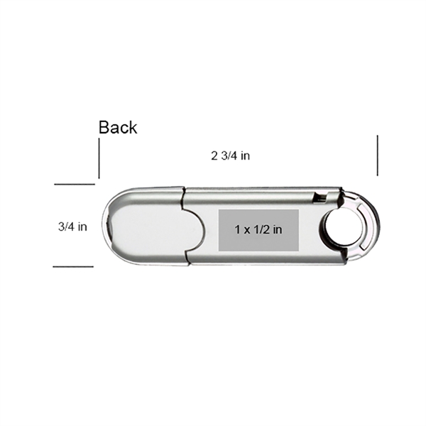 Ashton Translucent Round Cap USB Flash Drive has a ring suitable... from ASI 90154 Sunjoy Group Inc