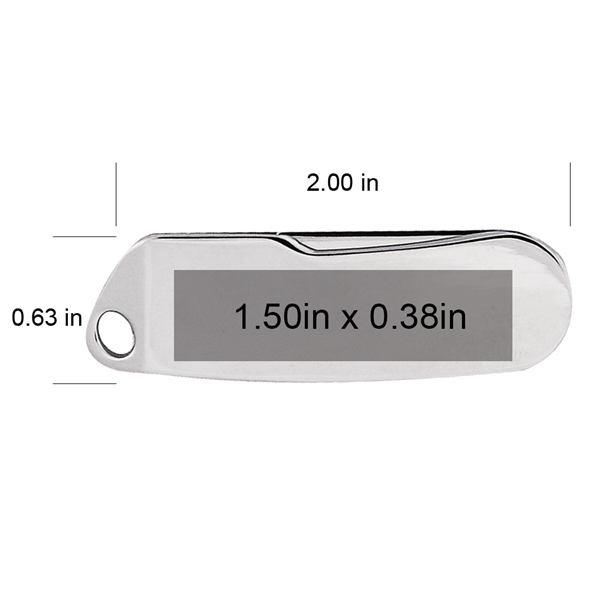 The Harmon Swivel USB Flash Drive has a large logo imprint... from ASI 90154 Sunjoy Group Inc