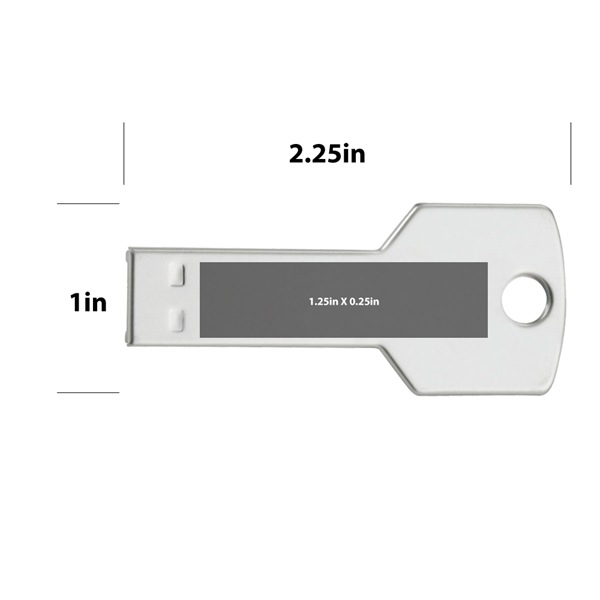 With this Berwyn Key Shape USB Flash Drive flash drive, you... from ASI 90154 Sunjoy Group Inc