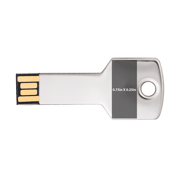 With this Berwyn Key Shape USB Flash Drive flash drive, you... from ASI 90154 Sunjoy Group Inc
