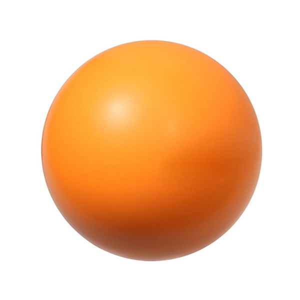 Squeezable Stress Reliever Ball with 1c1p sticker imprint... from ASI 37218 Athena Promo (tm)