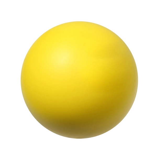 Squeezable Stress Reliever Ball with 1c1p sticker imprint... from ASI 37218 Athena Promo (tm)