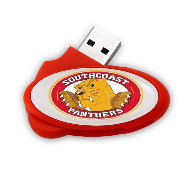 Our Wedron Oval Swivel Dome USB gives a high imprint area... from ASI 90154 Sunjoy Group Inc