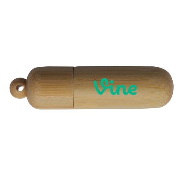 This Atkinson Eco Bamboo Capsule USB has a slot perfect for... from ASI 90154 Sunjoy Group Inc