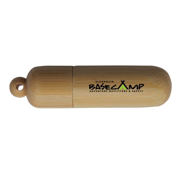 This Atkinson Eco Bamboo Capsule USB has a slot perfect for... from ASI 90154 Sunjoy Group Inc