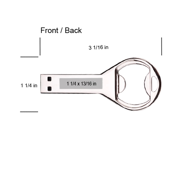 USB stainless steel bottle opener. Perfect for food & beverage brands... from ASI 90154 Sunjoy Group Inc