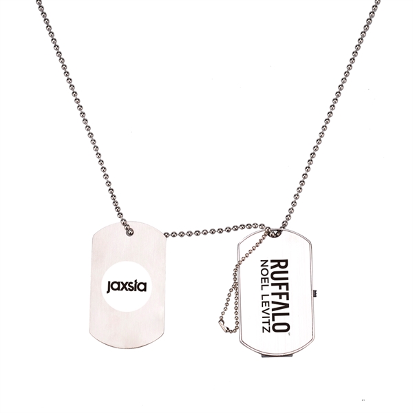 The Brookville Army Tag Necklace USB is the perfect USB promo... from ASI 90154 Sunjoy Group Inc
