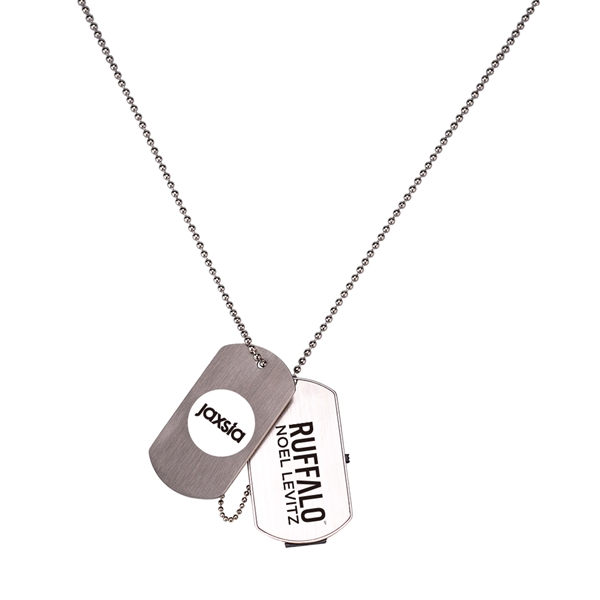 The Brookville Army Tag Necklace USB is the perfect USB promo... from ASI 90154 Sunjoy Group Inc