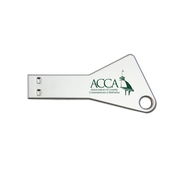 Key shaped USB with custom imprint, or laser engraving.... from ASI 90154 Sunjoy Group Inc