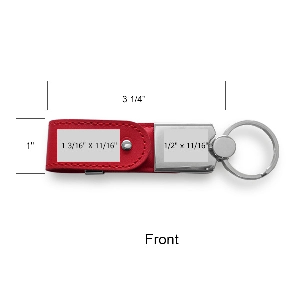 Joliet Leather Swivel USB Key Chain takes the typical swivel USB... from ASI 90154 Sunjoy Group Inc