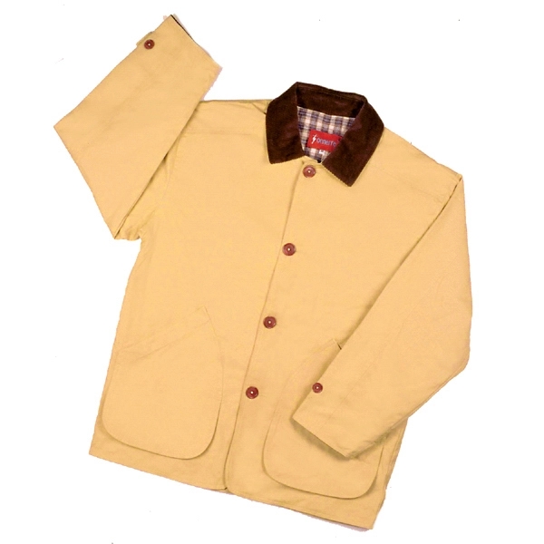Cotton jacket with inner corduroy collar, turn back sleeves and two... from ASI 57705 Goodview Industries Co Inc / Zonnerre