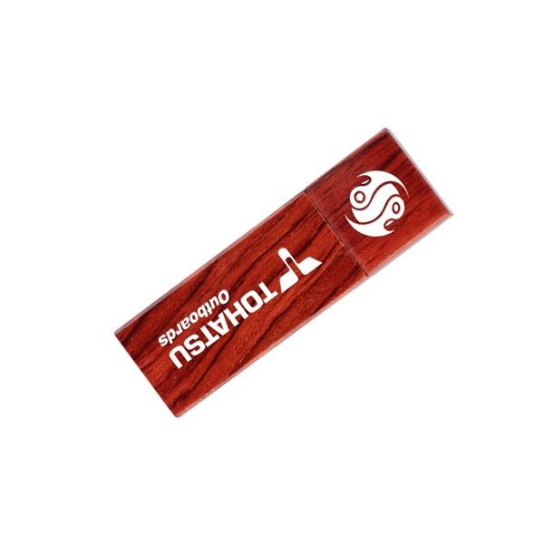 Elburn Mahogany USB Flash Drive build USB flash drive with custom... from ASI 90154 Sunjoy Group Inc