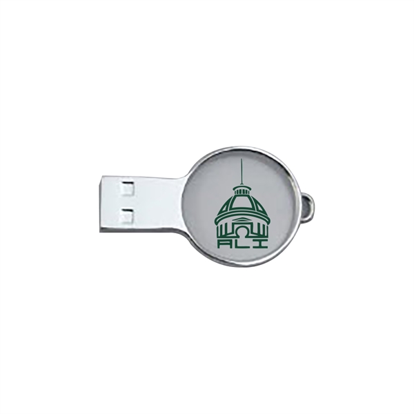 Canton Circle USB Flash Drive combines style with functionality!  Choose... from ASI 90154 Sunjoy Group Inc