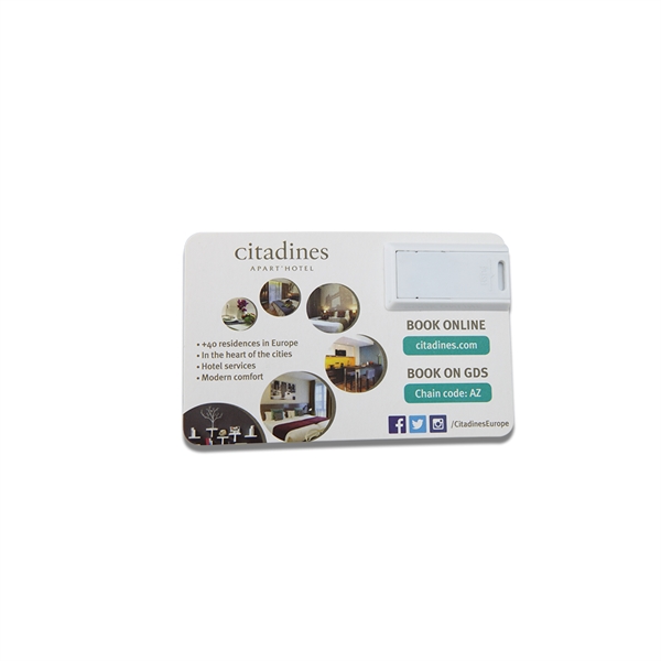 Imagine your business giving out this Elwood Premium Business Card USB... from ASI 90154 Sunjoy Group Inc