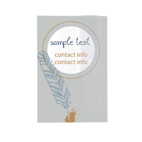 Use large imprint area as a business card print with USB... from ASI 90154 Sunjoy Group Inc