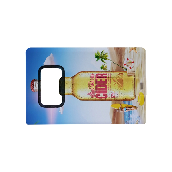Oswego Bottle Opener Shape USB drive fits easily into a wallet... from ASI 90154 Sunjoy Group Inc