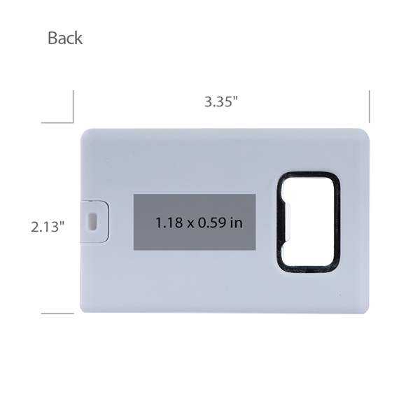 Oswego Bottle Opener Shape USB drive fits easily into a wallet... from ASI 90154 Sunjoy Group Inc