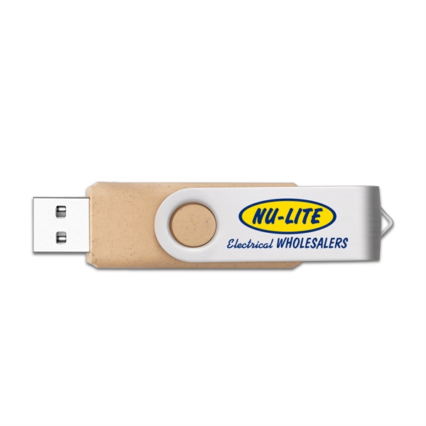 Batavia Eco-Friendly Swivel USB drive is a new take on the... from ASI 90154 Sunjoy Group Inc