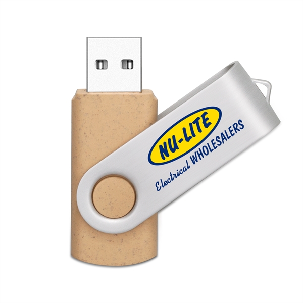 Batavia Eco-Friendly Swivel USB drive is a new take on the... from ASI 90154 Sunjoy Group Inc