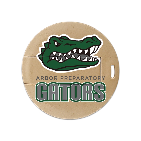 Bosworth Eco-Friendly Mini Round Card USB drive fits easily into a... from ASI 90154 Sunjoy Group Inc