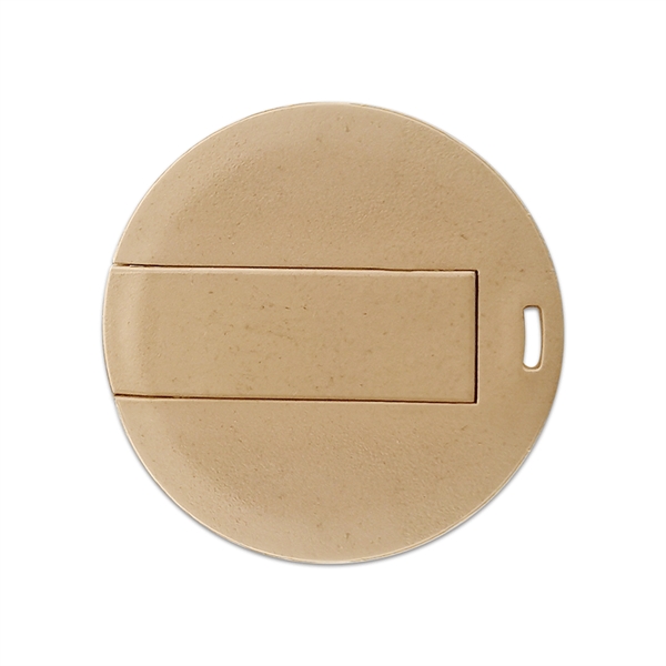 Bosworth Eco-Friendly Mini Round Card USB drive fits easily into a... from ASI 90154 Sunjoy Group Inc